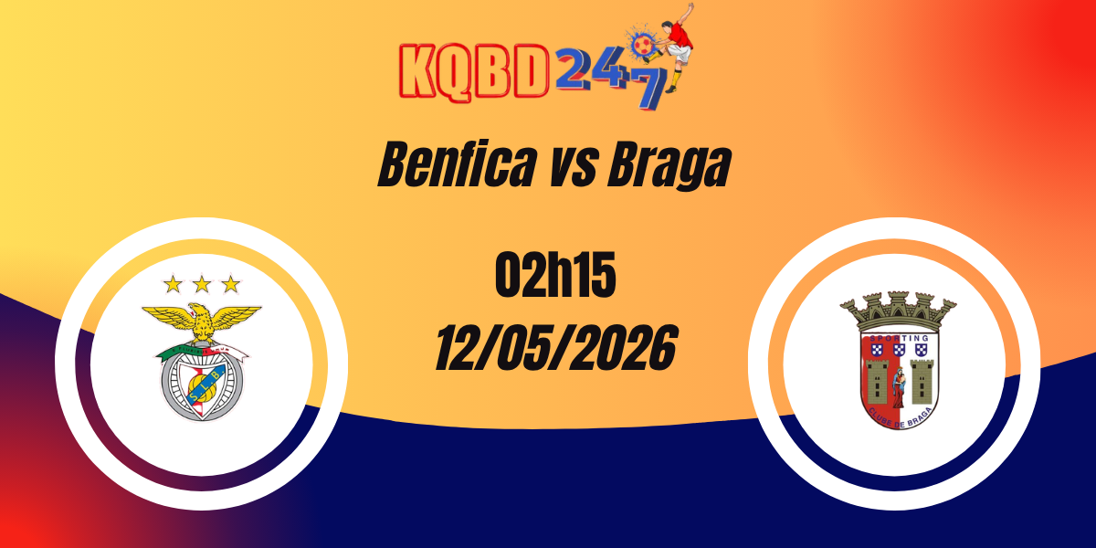 Nhận Định Benfica vs Braga VĐQG Bồ Đào Nha 12/05/2026