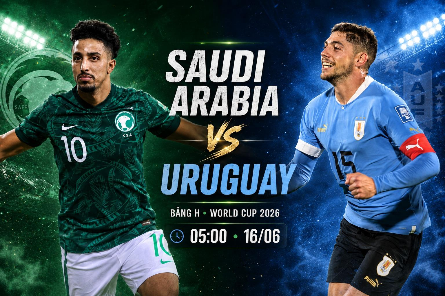 Nhận định bóng đá Saudi Arabia vs Uruguay, 05h00 ngày 16/6 - KQBD 247