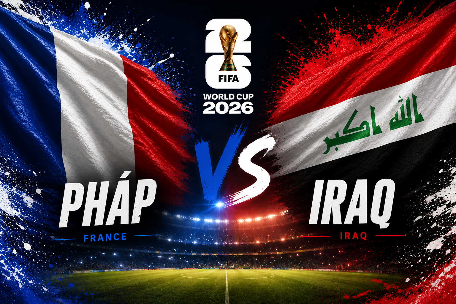 Nhận định WORLD CUP 2026 Pháp vs Iraq, 04h00 ngày 23/6