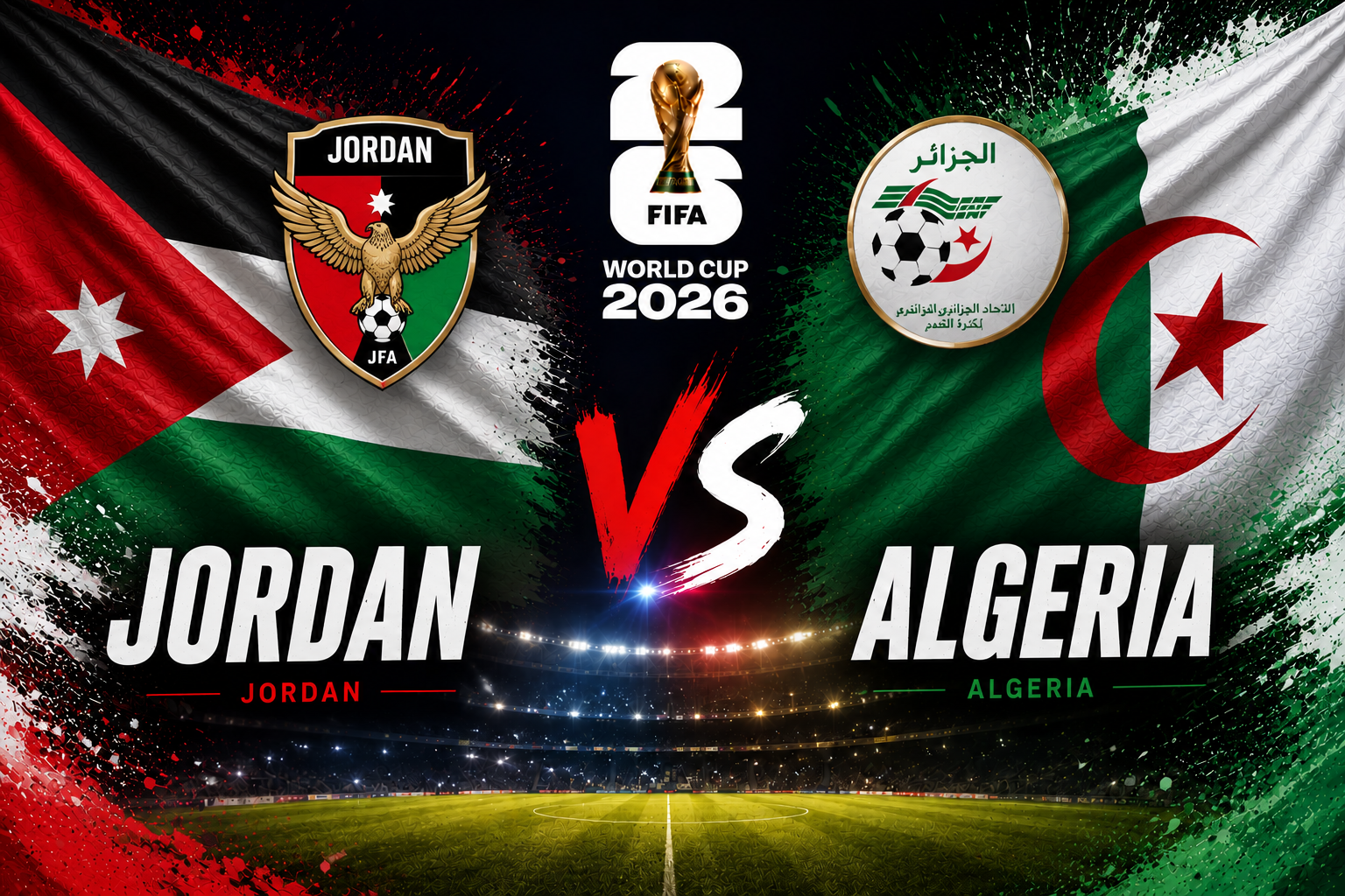 Nhận định WORLD CUP 2026 Jordan vs Algeria, 10h00 ngày 23/6