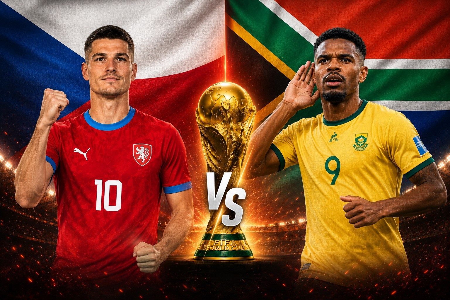 Nhận định bóng đá CH Séc vs Nam Phi, 23h00 ngày 18/6 - KQBD 247