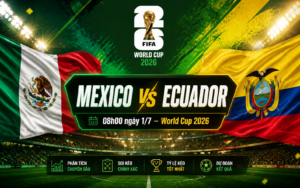 Nhận định WORLD CUP 2026 Mexico vs Ecuador, 08h00 ngày 1/7