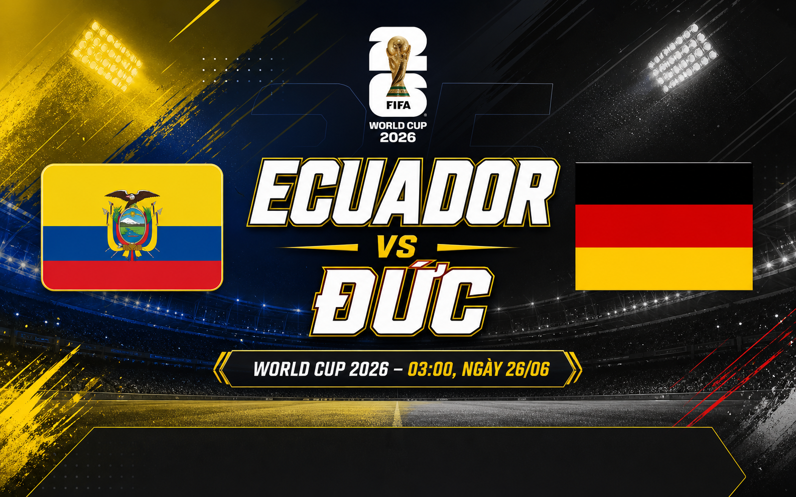 Nhận định WORLD CUP 2026 Ecuador vs Đức, 03h00 ngày 26/6