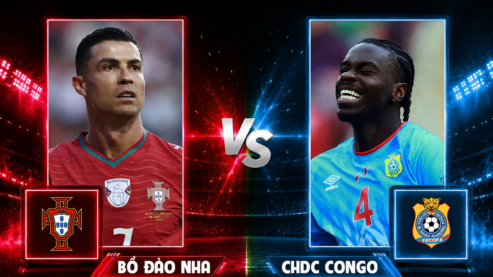 Nhận định bóng đá Bồ Đào Nha vs CHDC Congo, 00h00 ngày 18/6 - KQBD 247