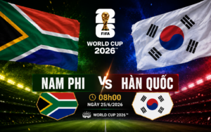 Nhận định WORLD CUP 2026 Nam Phi vs Hàn Quốc, 08h00 ngày 25/6