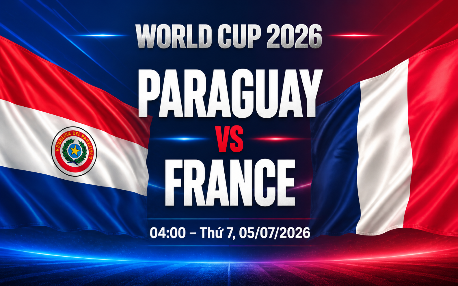 Nhận định WORLD CUP 2026 Paraguay vs Pháp, 04h00 ngày 5/7