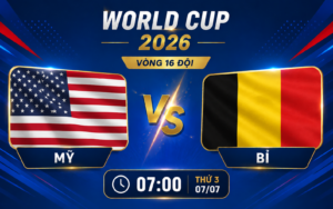 Nhận định WORLD CUP 2026 Mỹ vs Bỉ, 07h00 ngày 7/7