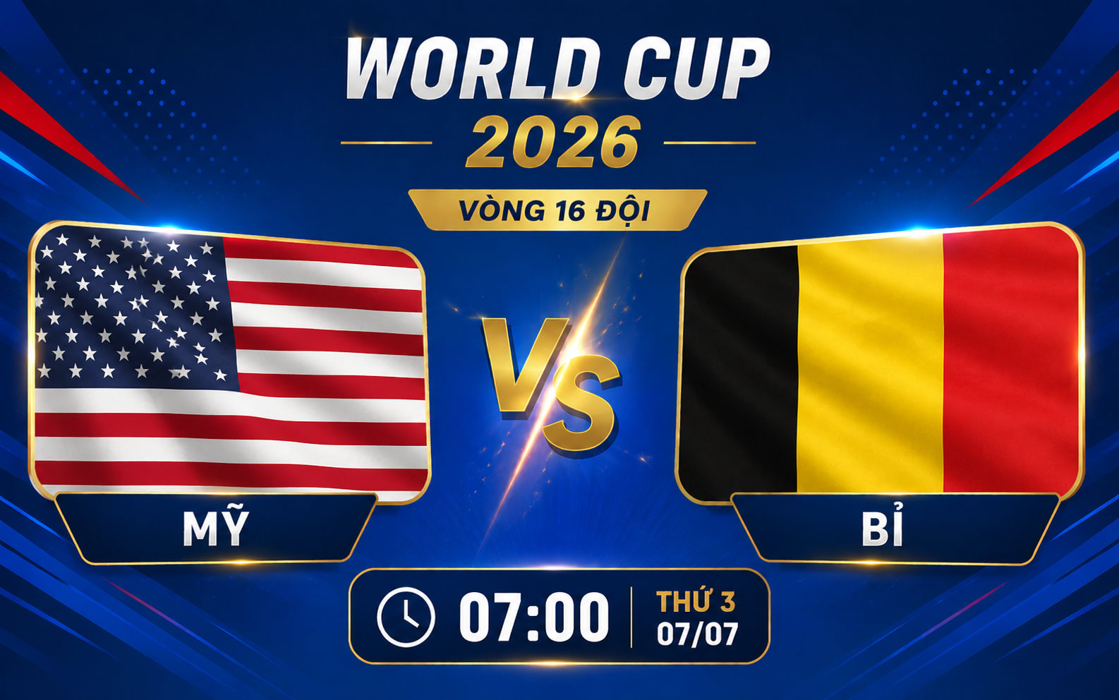 Nhận định WORLD CUP 2026 Mỹ vs Bỉ, 07h00 ngày 7/7
