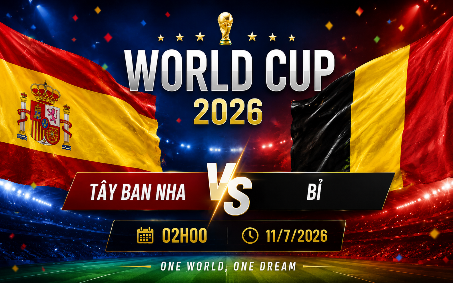 Nhận định WORLD CUP 2026 Tây Ban Nha vs Bỉ, 02h00 ngày 11/7